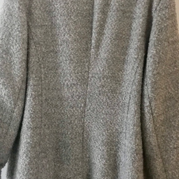 Grey ‘Boucle’ Coat - Picture 4 of 6